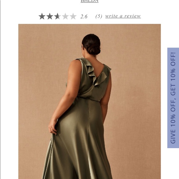BDHLN Tansy Satin Charmeuse Maxi Dress in Olive - Picture 4 of 15